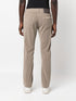 skinny-cut logo-patch trousers